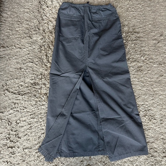 Dark Grey Cargo Midi Skirt - Picture 5 of 6